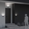 Nowoczesny kinkiet elewacyjny zewnętrzny LED aluminium grafitowy podświetlający ścianę Blow MAYTONI O435WL-L5GF3K